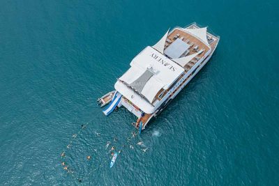 luxury boat to james bond islands with lunch and sunset dinner